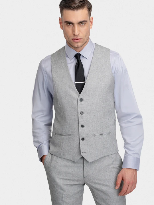 Zdjęcie produktu Kamizelka męska PAOLO 05008B06LSA Giacomo Conti szary