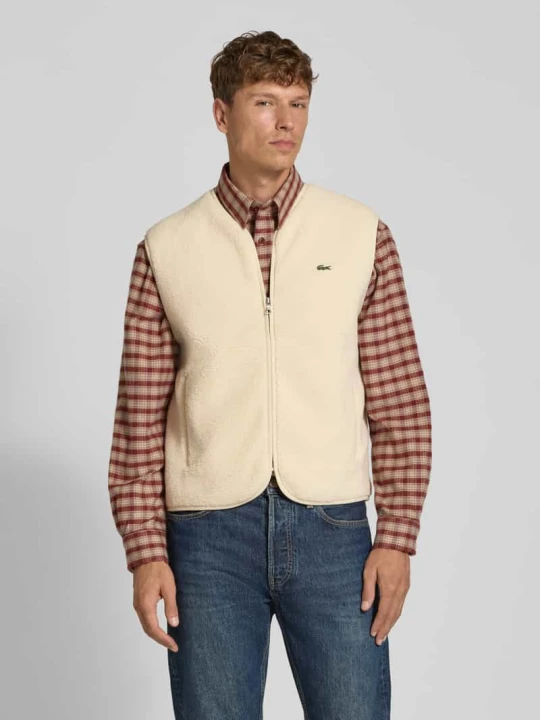 Zdjęcie produktu kamizelka o kroju regular fit z aplikacją z logo Lacoste