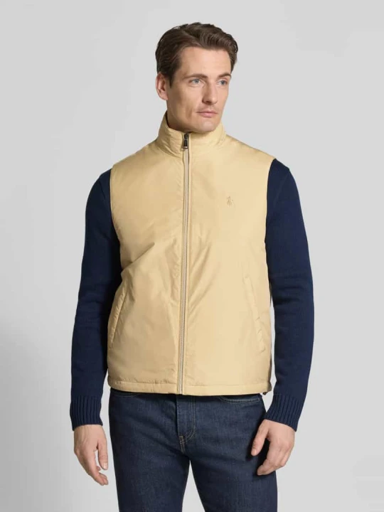 Zdjęcie produktu Kamizelka o kroju regular fit z detalem z logo Polo Ralph Lauren Beżowy