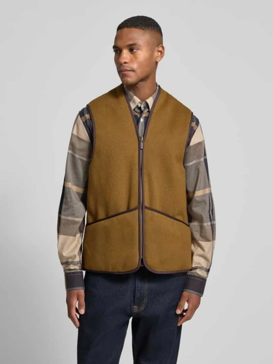 Zdjęcie produktu Kamizelka o kroju regular fit z imitacji futra Barbour Beżowy