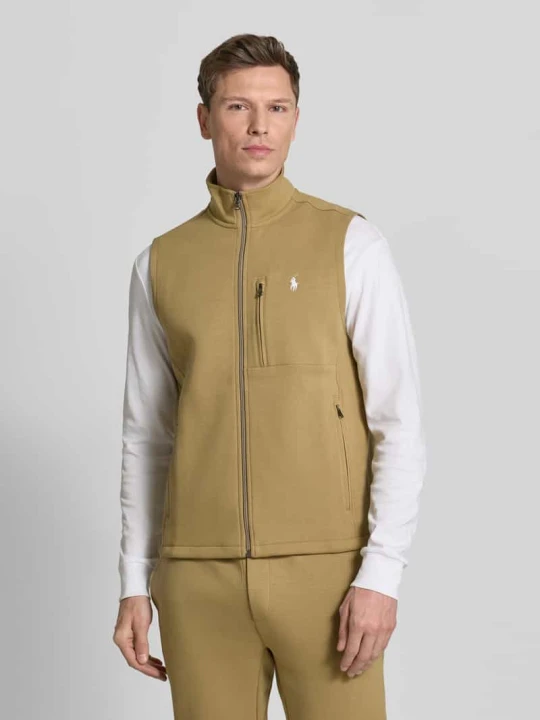 Zdjęcie produktu Kamizelka z mieszanki bawełny, krój regular fit Polo Ralph Lauren Beżowy