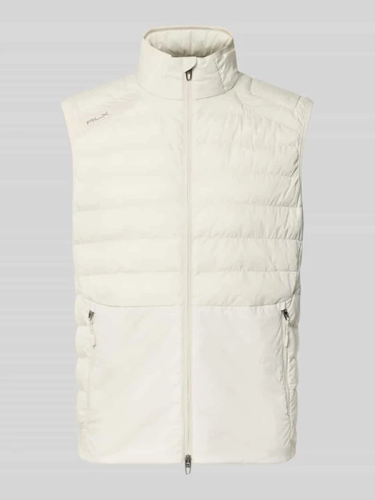 Zdjęcie produktu Kamizelka o kroju regular fit z wyhaftowanym logo model 'PIECE DYED' Polo Ralph Lauren Złamany biały
