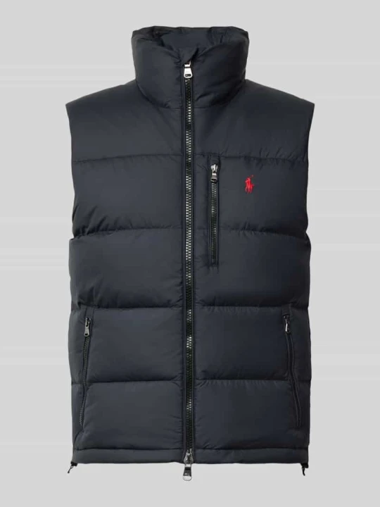 Zdjęcie produktu kamizelka o kroju regular fit z wyhaftowanym logo Polo Ralph Lauren Czarny