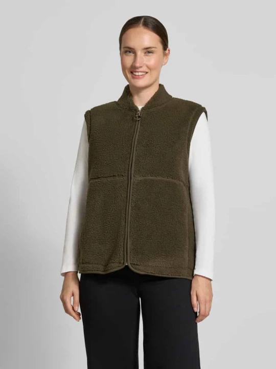 Zdjęcie produktu kamizelka o kroju regular fit ze stójką model 'SC-ONYX 3' Soyaconcept Ciemnozielony