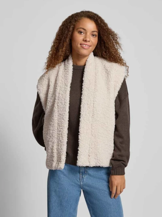 Zdjęcie produktu Kamizelka o kroju relaxed fit z imitacji futerka model ‘NAYA’ Only Écru