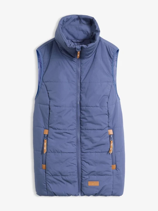 Zdjęcie produktu Kamizelka outdoorowa ze stójką BonPrix niebieski