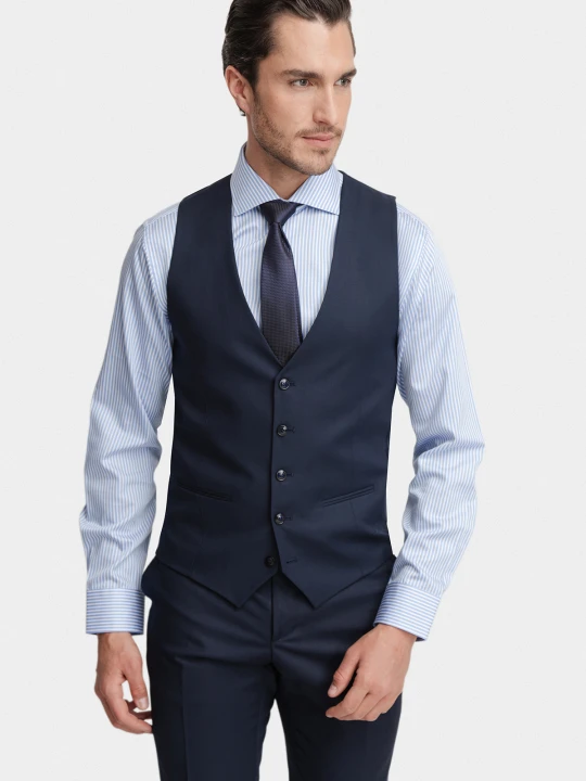 Zdjęcie produktu Kamizelka PAOLO 02451B75GSB Giacomo Conti granatowy
