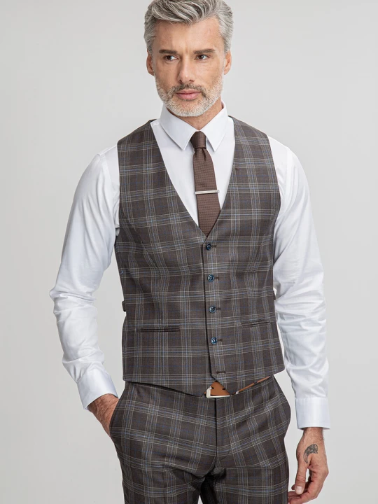 Zdjęcie produktu Kamizelka PAOLO 03023A80KSA Giacomo Conti brazowy