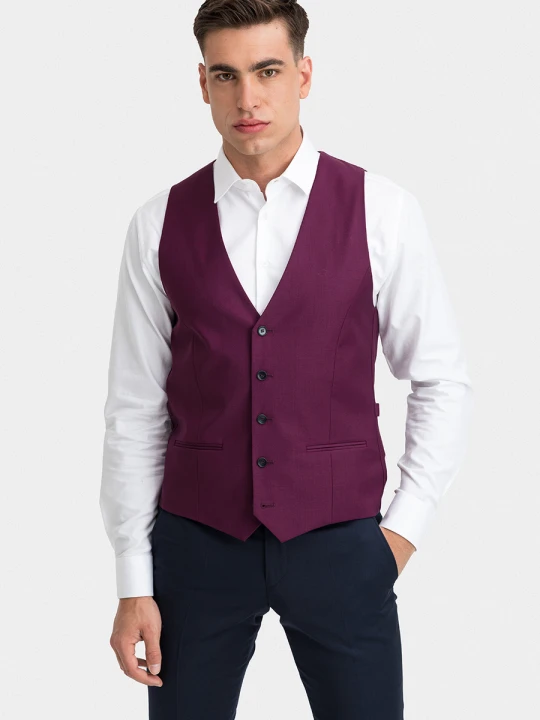 Zdjęcie produktu Kamizelka PAOLO 03034A40GSA Giacomo Conti fioletowy