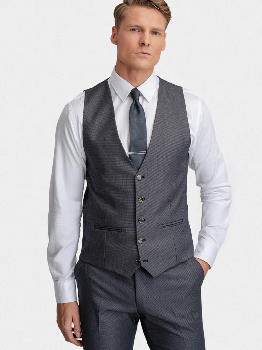 Zdjęcie produktu Kamizelka PAOLO 05019B06TSA Giacomo Conti szary