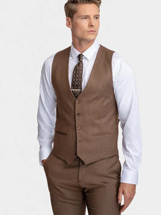 Zdjęcie produktu Kamizelka PAOLO 05069A80LSA Giacomo Conti brazowy