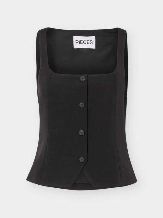 Zdjęcie produktu Kamizelka Pieces czarny