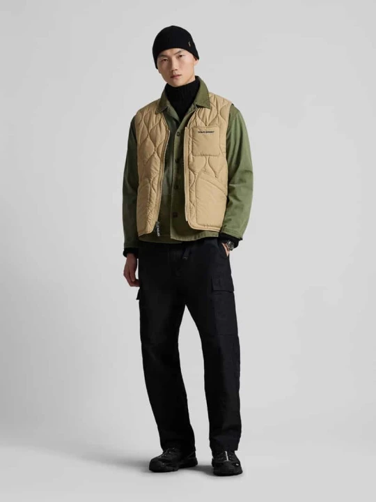 Zdjęcie produktu Kamizelka pikowana o kroju regular fit z kieszenią na piersi Polo Ralph Lauren Beżowy