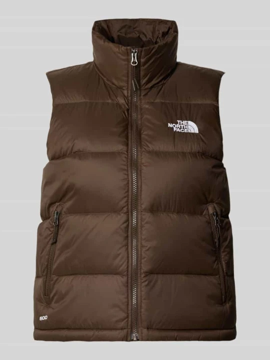 Zdjęcie produktu Kamizelka pikowana o kroju straight fit z wypełnieniem z puchu i pierza The North Face Ciemnobrązowy