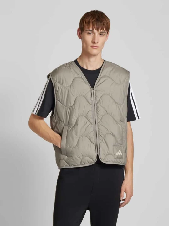 Zdjęcie produktu Kamizelka pikowana z naszywką z logo model ‘NUGANIC’ Adidas