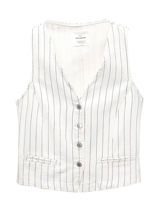 Zdjęcie produktu Kamizelka PULL&BEAR biały