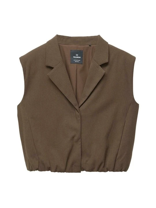 Zdjęcie produktu Kamizelka PULL&BEAR brązowy