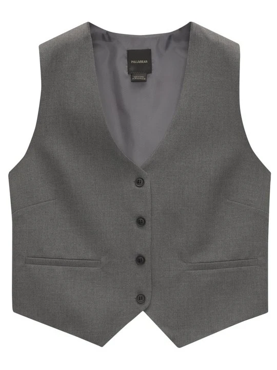 Zdjęcie produktu Kamizelka PULL&BEAR szary