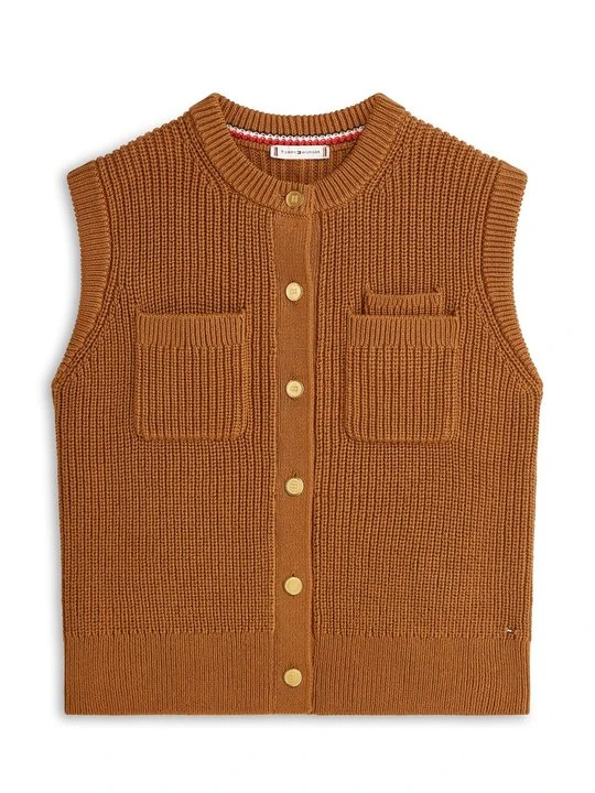 Zdjęcie produktu Kamizelka Tommy Hilfiger brązowy