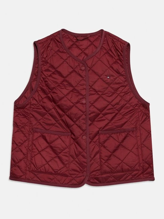 Zdjęcie produktu Kamizelka Tommy Hilfiger ciemnoczerwony