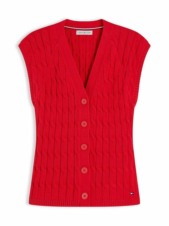 Zdjęcie produktu Kamizelka Tommy Hilfiger czerwony