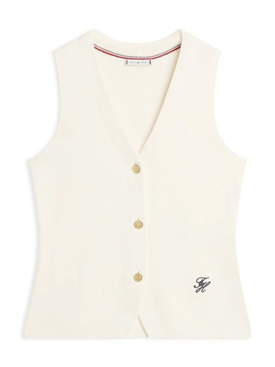 Zdjęcie produktu Kamizelka Tommy Hilfiger mleczny