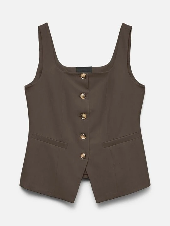 Zdjęcie produktu Kamizelka Vero Moda brązowy