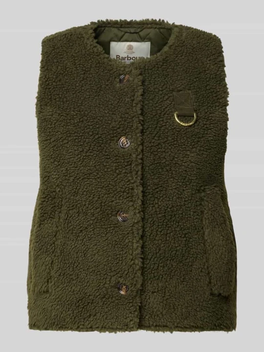 Zdjęcie produktu Kamizelka w stylu polarowym, krój regular fit Barbour Oliwkowy