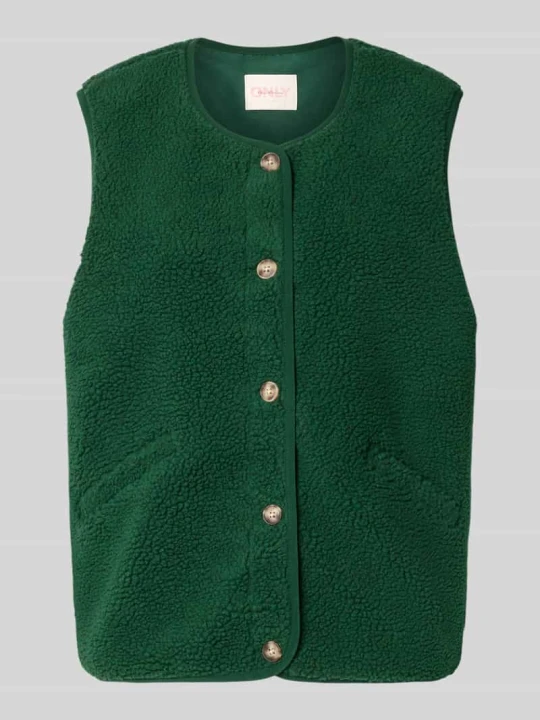 Zdjęcie produktu Kamizelka w stylu teddy w kroju regular fit model 'BABY' Only Ciemnozielony