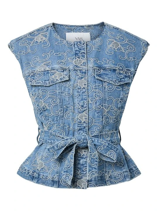 Zdjęcie produktu Kamizelka Y.A.S jasnoniebieski denim