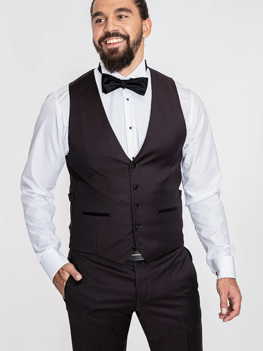 Zdjęcie produktu Kamizelka Z PAOLO GKAS900548 Giacomo Conti bordowy