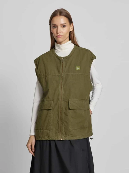 Zdjęcie produktu Kamizelka z zamkiem błyskawicznym model ‘RYGYBAY’ American Vintage Khaki