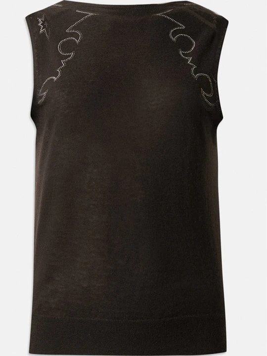 Zdjęcie produktu Kamizelka Zadig&Voltaire ciemnobrązowy