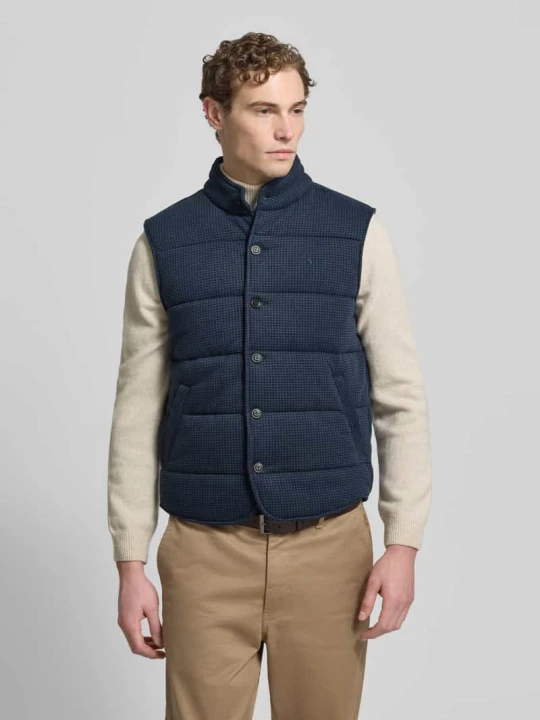 Zdjęcie produktu Kamizelka ze stójką i wyhaftowanym logo Polo Ralph Lauren Granatowy