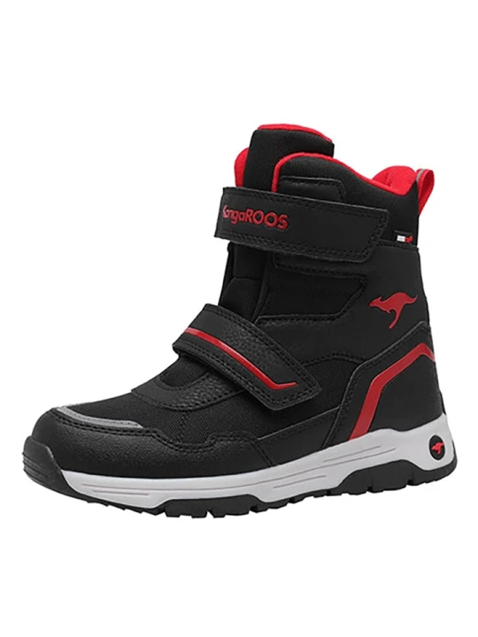 Zdjęcie produktu Kangaroos Botki "Camp V" w kolorze czarno-czerwonym rozmiar: 31