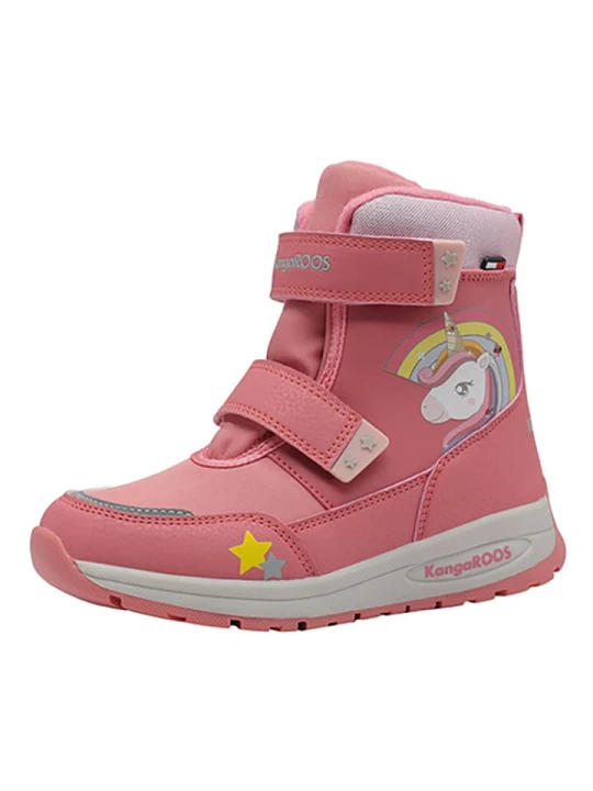 Zdjęcie produktu Kangaroos Botki "Candela V" w kolorze różowym rozmiar: 25
