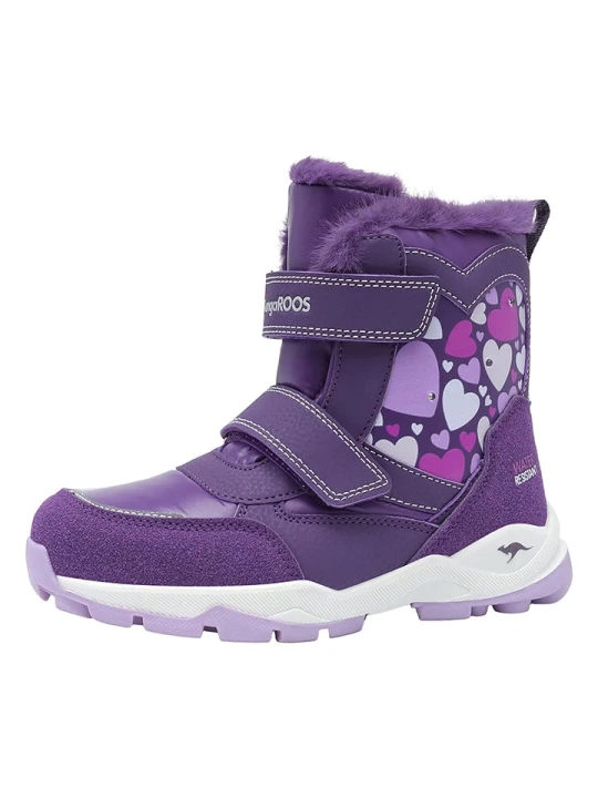 Zdjęcie produktu Kangaroos Botki zimowe "Dreamer" w kolorze fioletowym rozmiar: 31