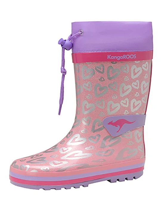 Zdjęcie produktu Kangaroos Kalosze "K-Rain" w kolorze jasnoróżowym rozmiar: 25