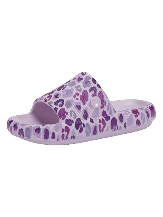 Zdjęcie produktu Kangaroos Klapki "K-CSK Strap Print" w kolorze fioletowym rozmiar: 28 / 29