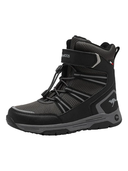 Zdjęcie produktu Kangaroos Kozaki zimowe "K-MJ Eldora EV RTX" w kolorze czarnym rozmiar: 28