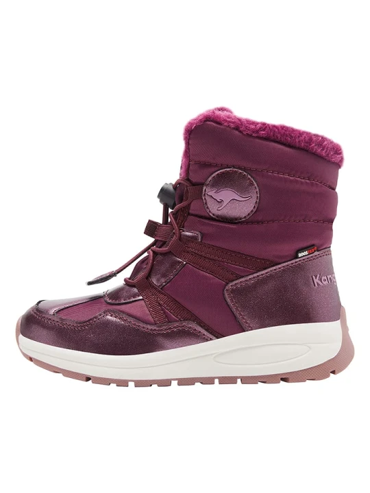 Zdjęcie produktu Kangaroos Kozaki zimowe "K-PE Ski RTX" w kolorze różowym rozmiar: 38