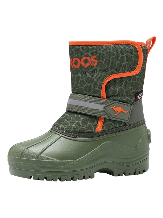 Zdjęcie produktu Kangaroos Kozaki zimowe "K-Shell II" w kolorze oliwkowym rozmiar: 35