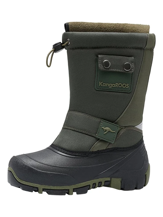 Zdjęcie produktu Kangaroos Kozaki zimowe "Kanga-Bean II" w kolorze czarno-niebieskim rozmiar: 32