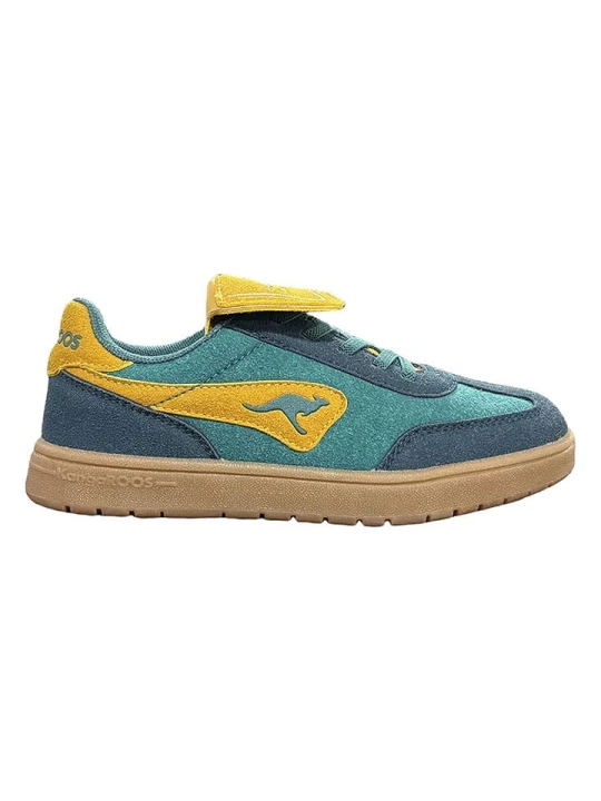 Zdjęcie produktu Kangaroos Sneakersy "K-CA Bam Flap SD" w kolorze niebiesko-żółtym rozmiar: 39
