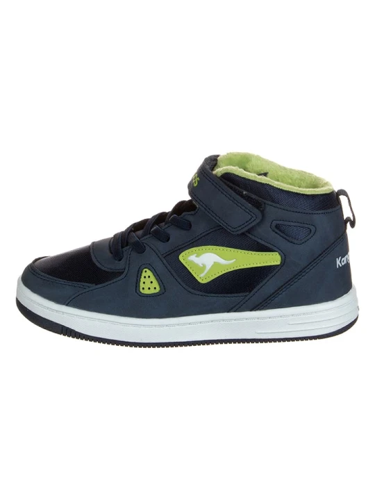 Zdjęcie produktu Kangaroos Sneakersy "K-CP Kalley II EV" w kolorze granatowo-limonkowym rozmiar: 33