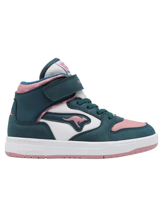 Zdjęcie produktu Kangaroos Sneakersy "K-CP Rim Mid EV" w kolorze jasnoróżowo-ciemnozielonym rozmiar: 34