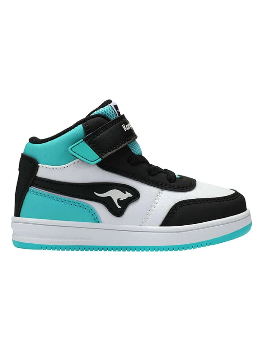 Zdjęcie produktu Kangaroos Sneakersy "K-CPI Tive" w kolorze czarno-biało-turkusowym rozmiar: 23