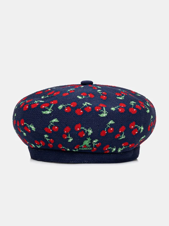 Zdjęcie produktu Kangol beret damski TROPIC CHERRY JAX BERET granatowy