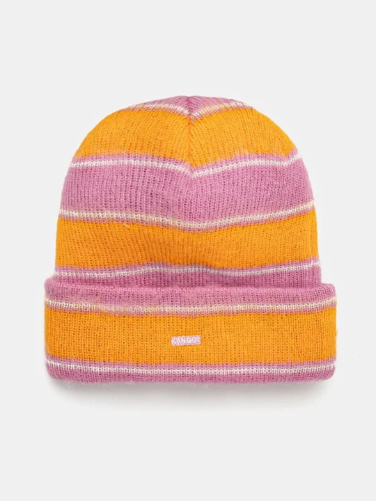Zdjęcie produktu Kangol czapka FUZZY STRIPE pomarańczowy