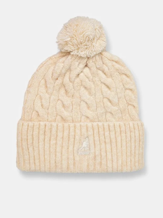 Zdjęcie produktu Kangol czapka POMPOM beżowy